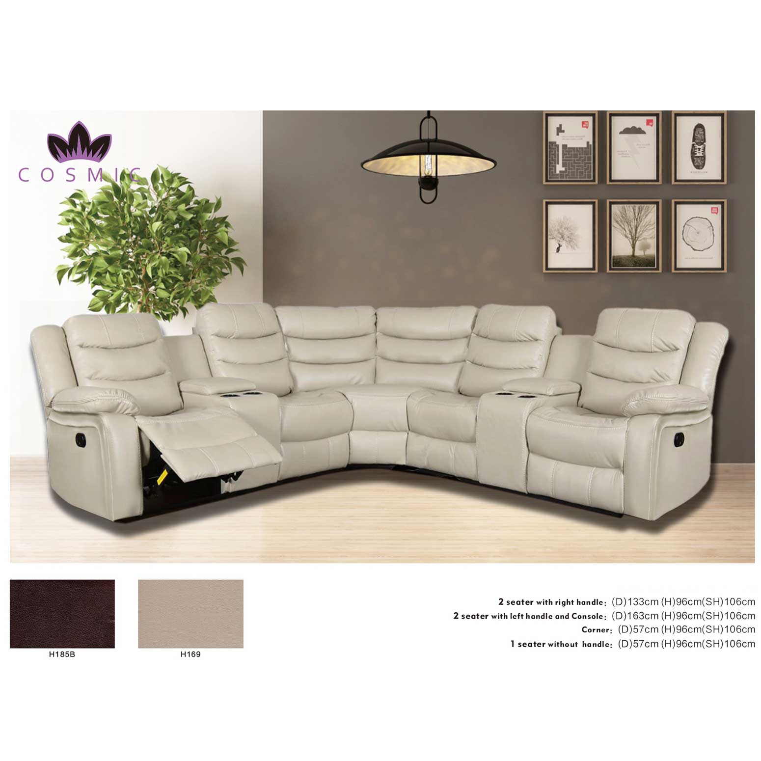 Corning Recliner Sofa