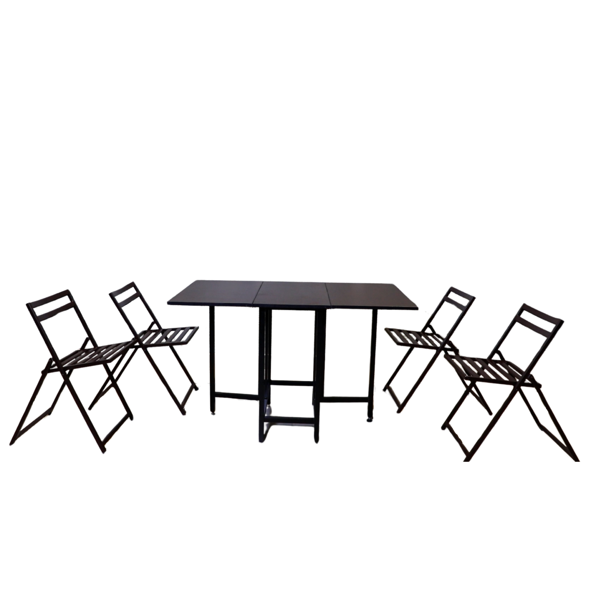 Folding Dining Table & 4 chairs