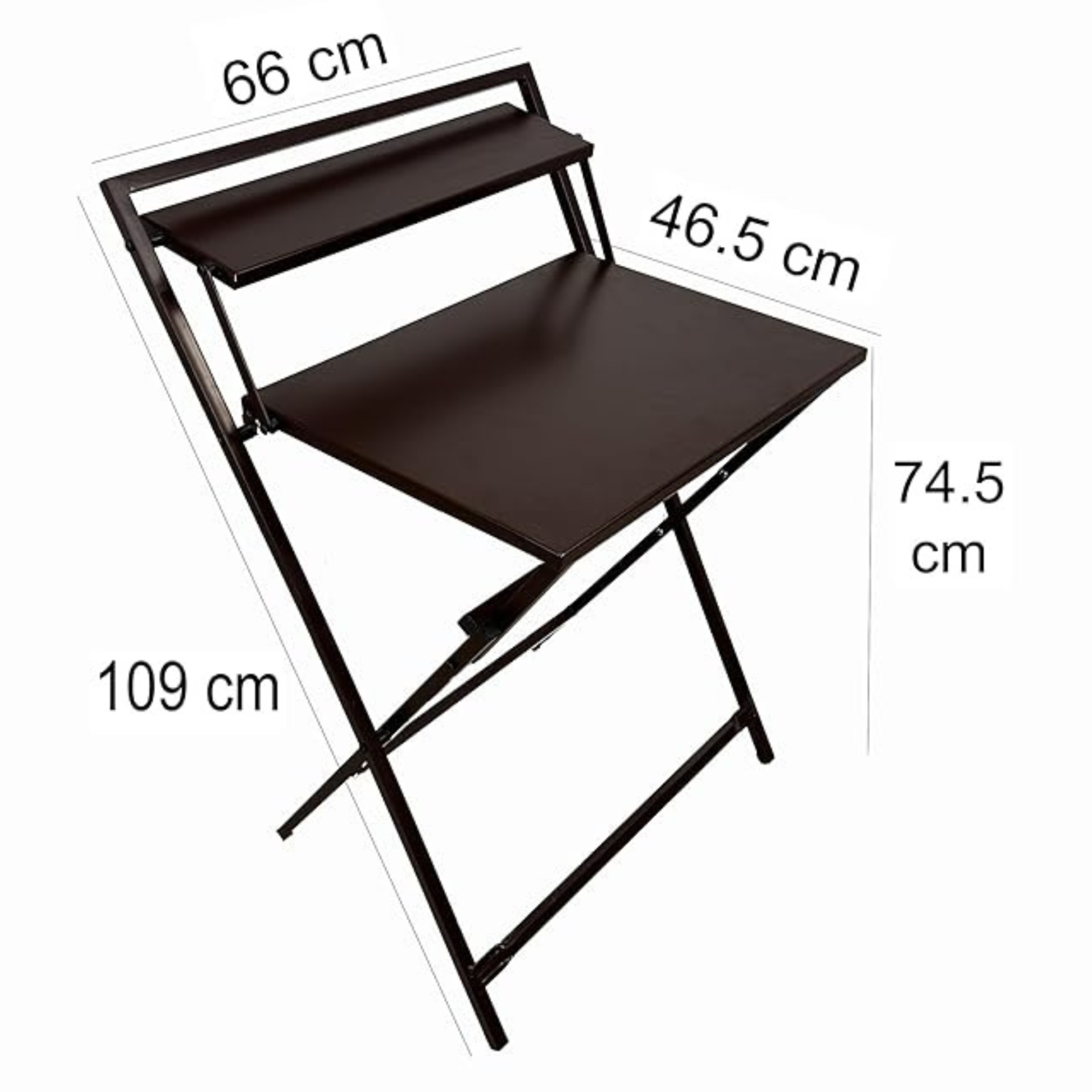 Multipurpose Steel Folding Computer Table - Image 4