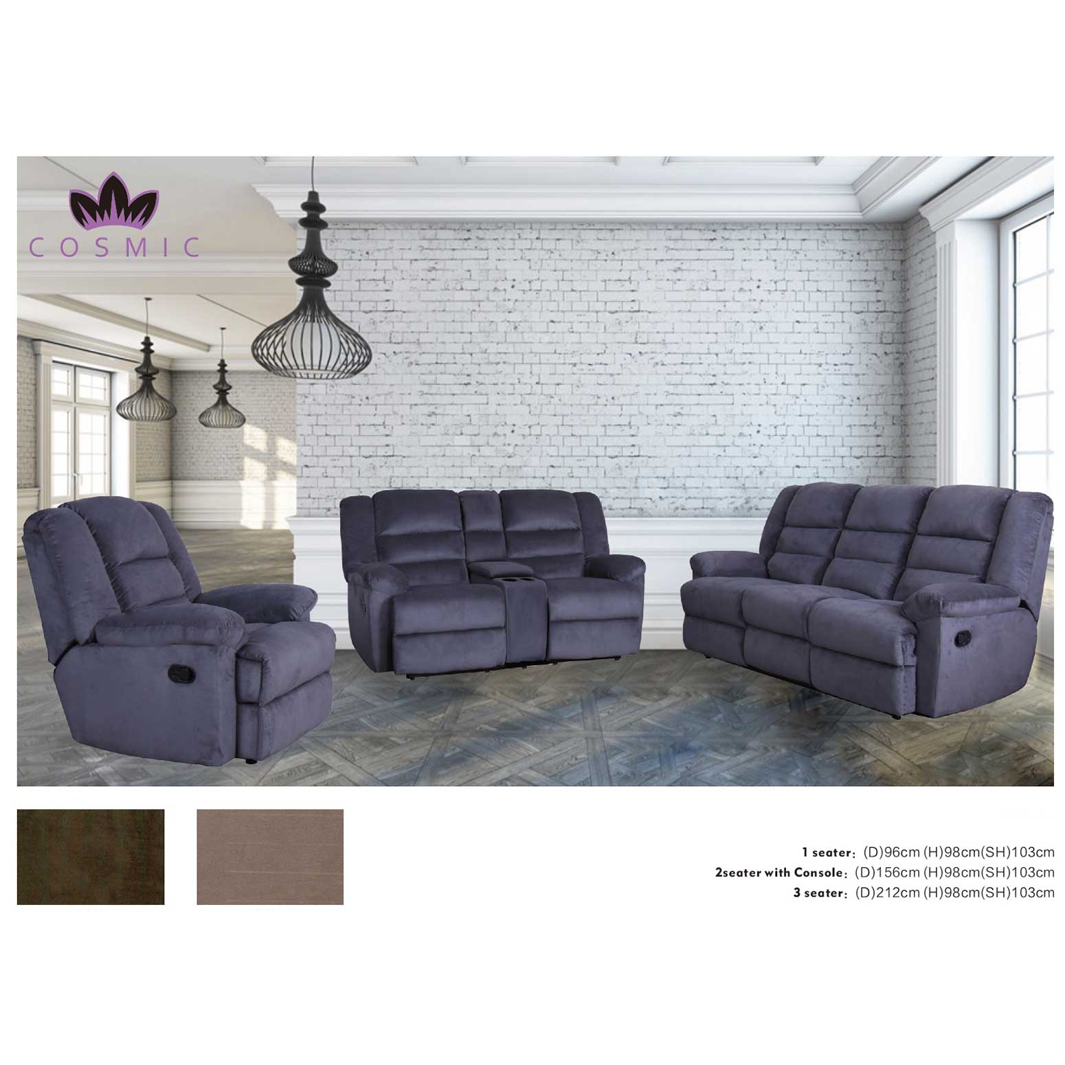 Newman Recliner Sofa